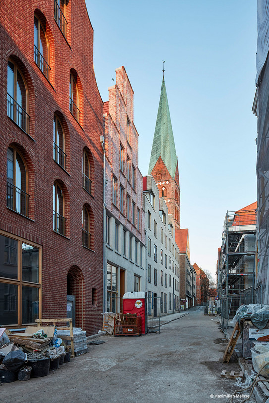 Fotografische Darstellung der Lübecker Häuser von Hangebruch Ammann Architekten