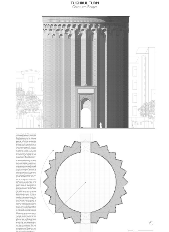 Rhages-Turm in Teheran von Oliver Berns