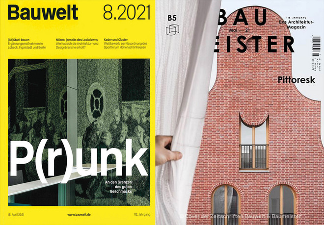 Umschlag/Cover der Zeitschriften Baumeister und Bauwelt